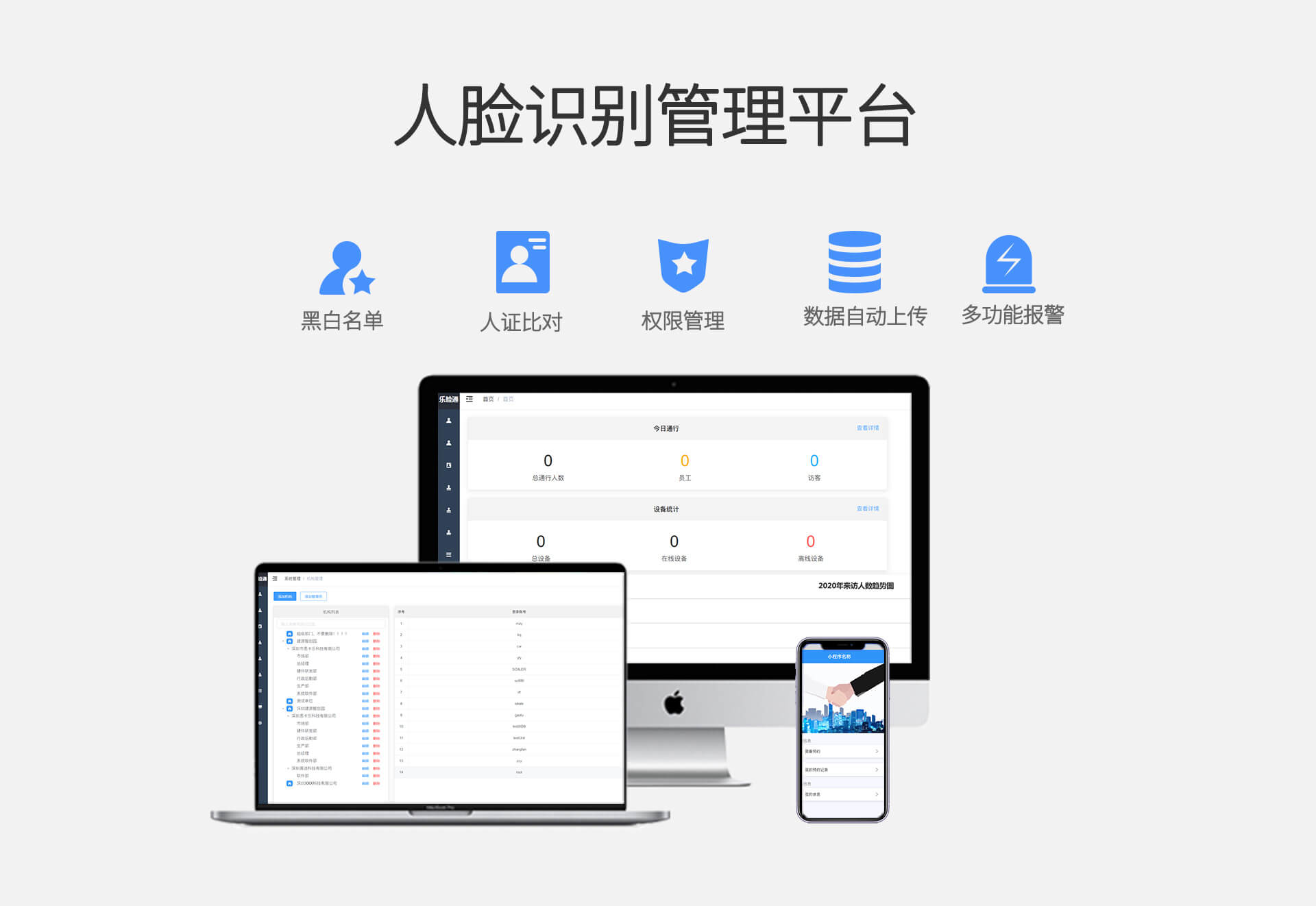 人脸识别管理系统