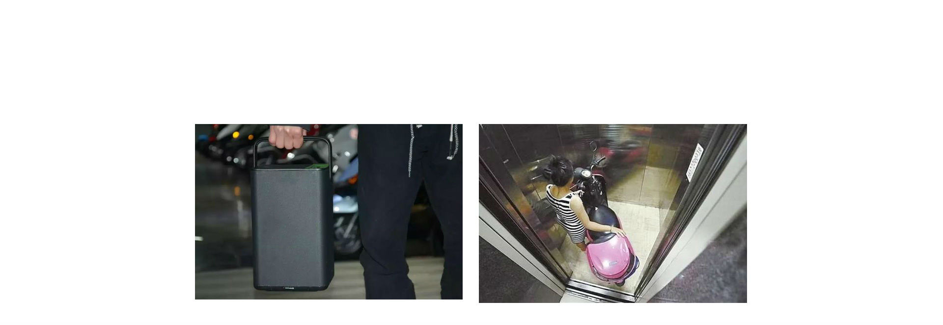 禁止电瓶车/拎电瓶进电梯上楼充电